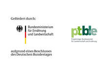 Gefördert durch Bundesministerium für Ernährung und Landwirtschaft aufgrund eines Beschlusses des Deutschen Bundestages Förderkennzeichen des BMEL