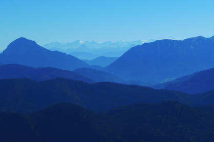 Panoramaaufnahme der Benediktenwand