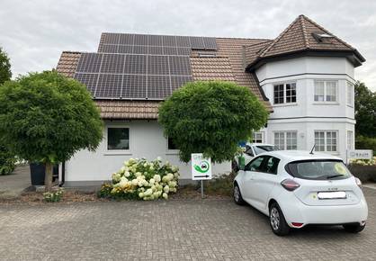 PV-Anlage auf dem Baumhaus in Hamm